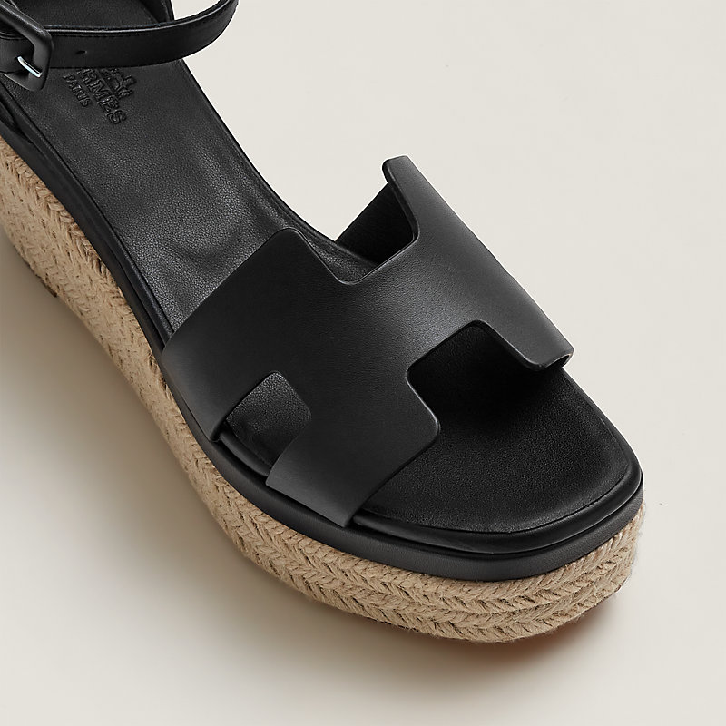 Alpargata Elda - Preto | Hermès Brasil